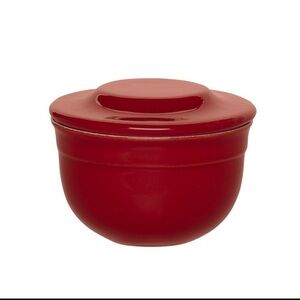 Emile Henry Butter Pot red ceramic nwot butter keep